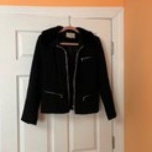 Cashmere blend warm and soft jacket